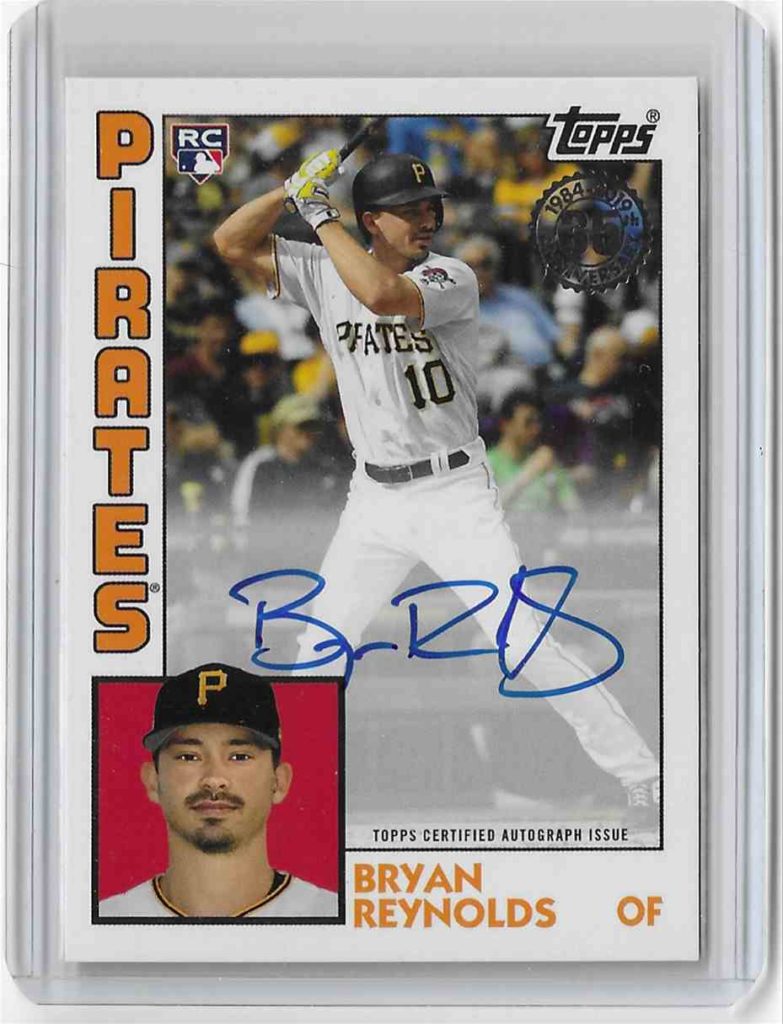 2019 Topps 1984 Topps Autograph 84A-BR Bryan Reynolds